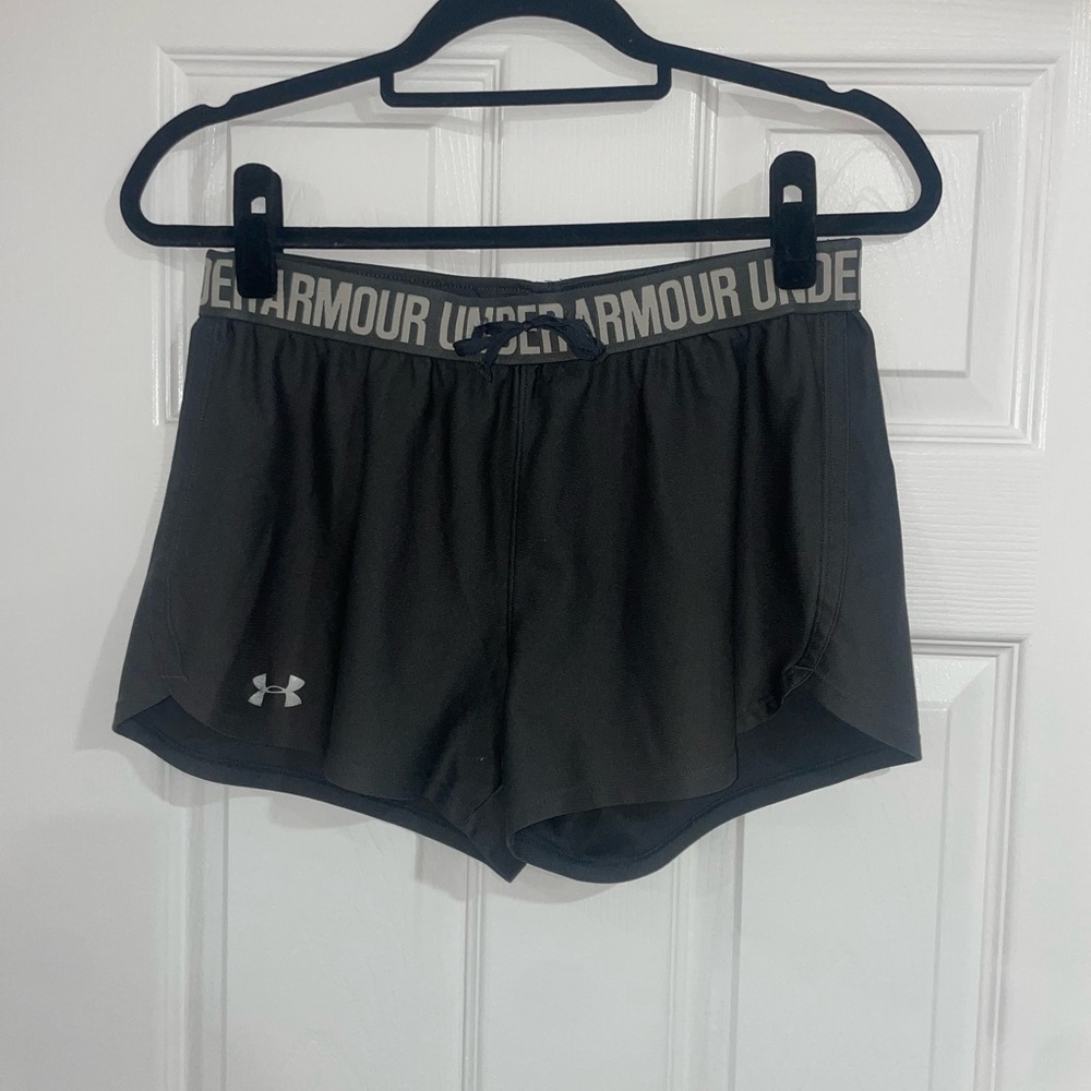 Under Armour Women's Charcoal Athletic Shorts